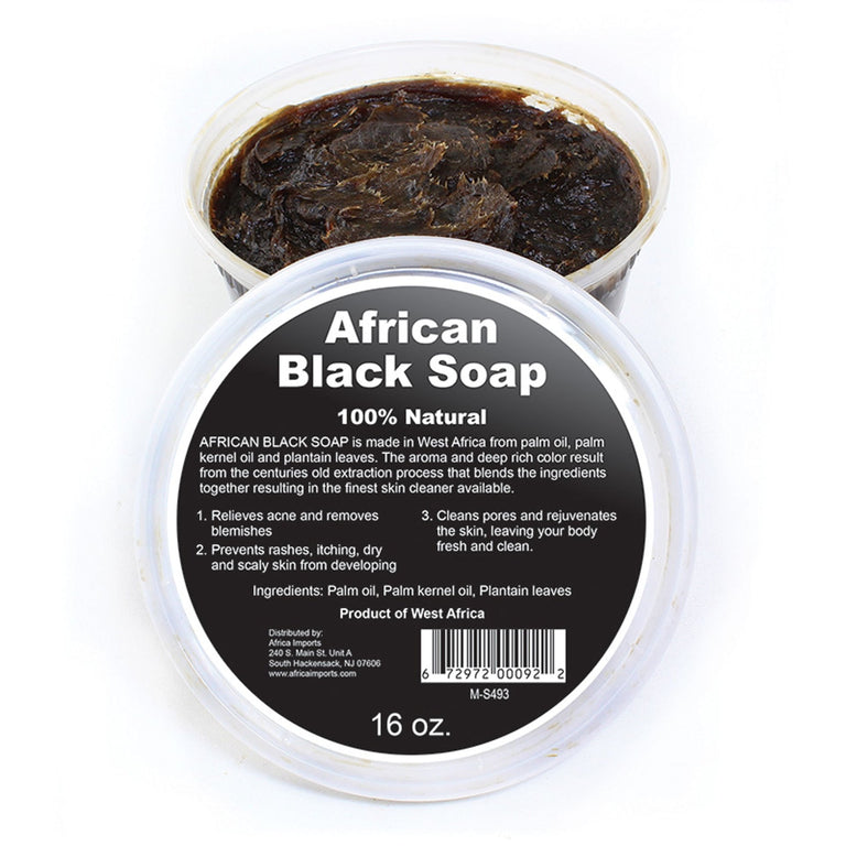 100% Authentic African Black Soap Paste – Deep Cleansing & Skin Detox