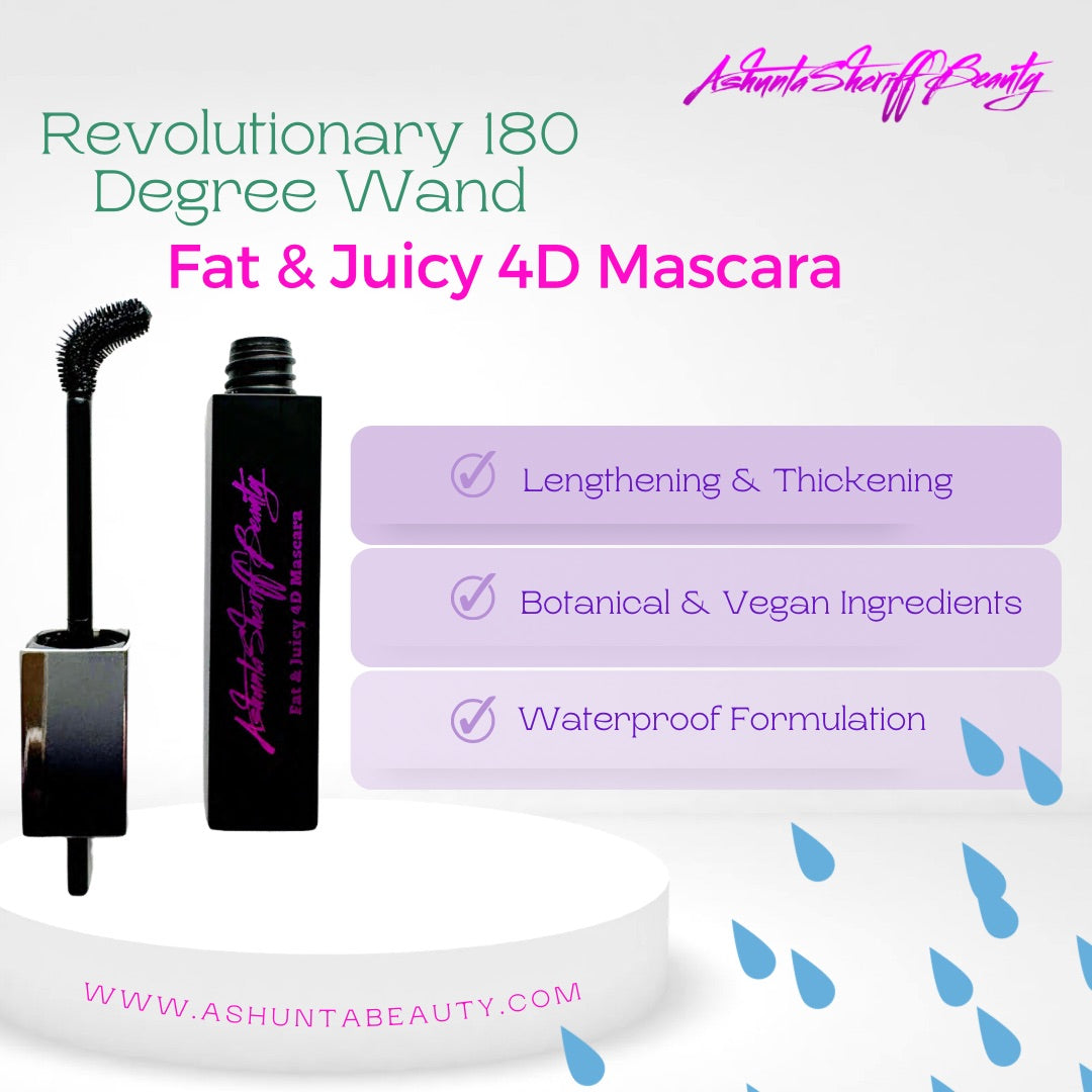 Ashunta Sheriff Beauty Fat & Juicy 4D Mascara-Ashunta Sheriff Beauty Fat & Juicy 4D Mascara