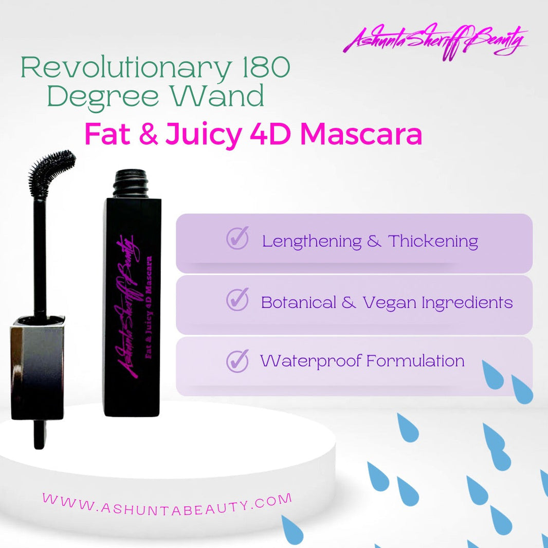 Ashunta Sheriff Beauty Fat & Juicy 4D Mascara-Ashunta Sheriff Beauty Fat & Juicy 4D Mascara