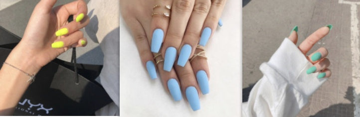 Frosted Ballet Trapezoid Fake Nails Long Section Finished Wearing Nail Art-33fc983361398b67e955f9cf444955c1