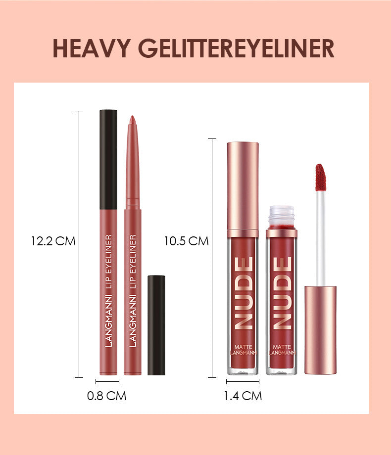 Lip Liner And Lipstick Makeup 12 Pcs Set 6 Matte Lipstick 6 Lip Liner Pens Waterproof Long Lasting Matte Lipstick Beauty Cosmetics Makeup Gift For Girls Lipstick Set-c67b1125be085516506b8f2e9a931b2c