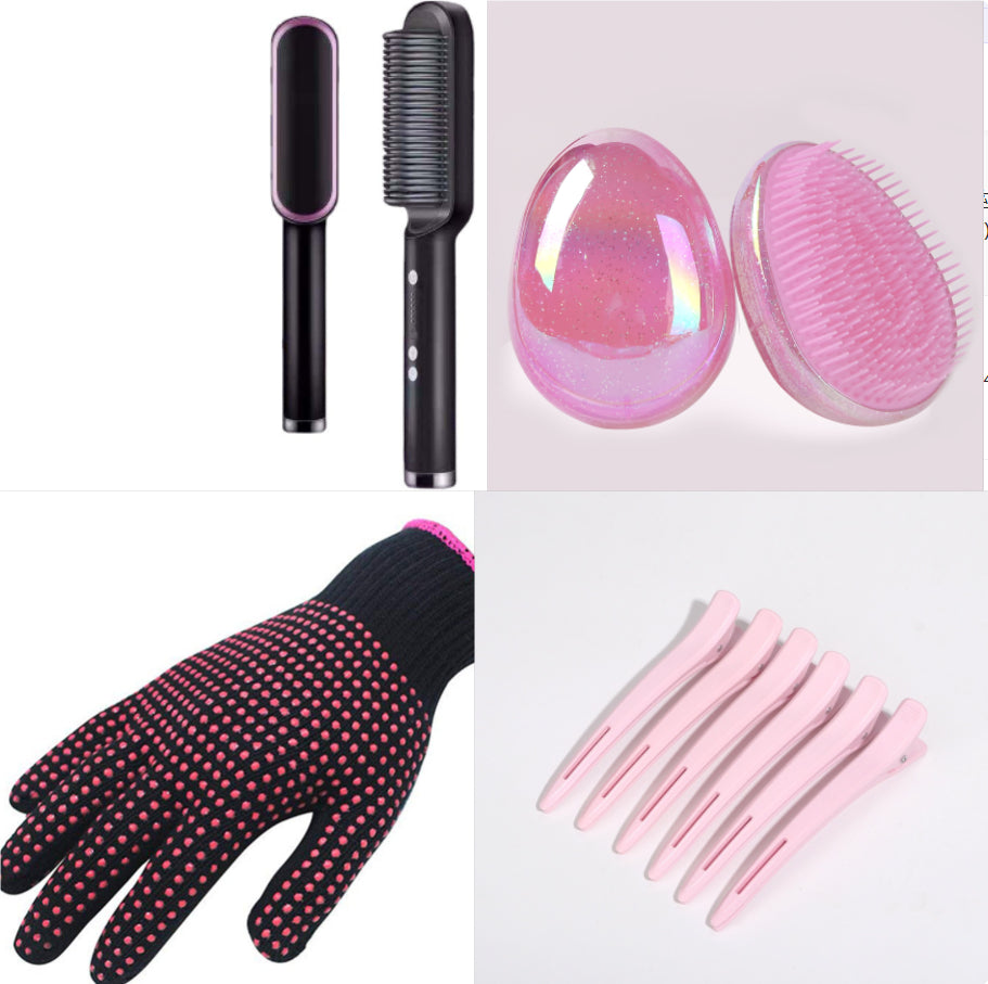 Multifunctional Electric Heating Hair Straightening Comb-7695f63362506e8dad9857184061b327