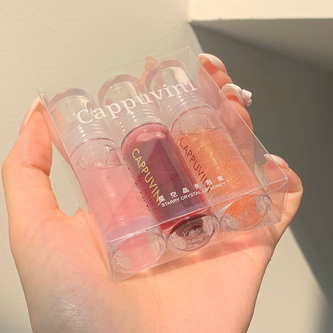 Small Square Lip Gloss Transparent Lip Gloss Glass Moisturizing And Nourishing Mirror Lip Lacquer-9ec93017d444ee02a2532c40ba3c16f5