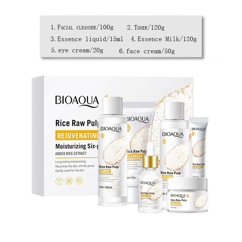 Puree Skin Rejuvenation Moisturizing Six-piece Set Hydrating Skin Care Products-21ba83fac1b243ee7658e5833eb0dad3