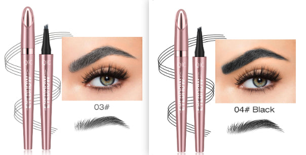 Waterproof And Smooth Not Smudge Four-fork Liquid Eyebrow Pencil-8bdd189189744c9223227681f0c5dec