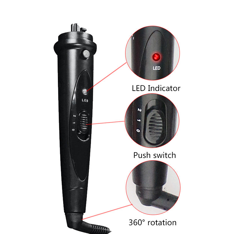 Multifunction Fast Heating Hair Curler 6in1 Interchangeable Ceramic Hair Styling Crimper Curling Roll Wand Hair Curler Iron Sets-8c636b4c4c18f026e7102e8aa033ee7d