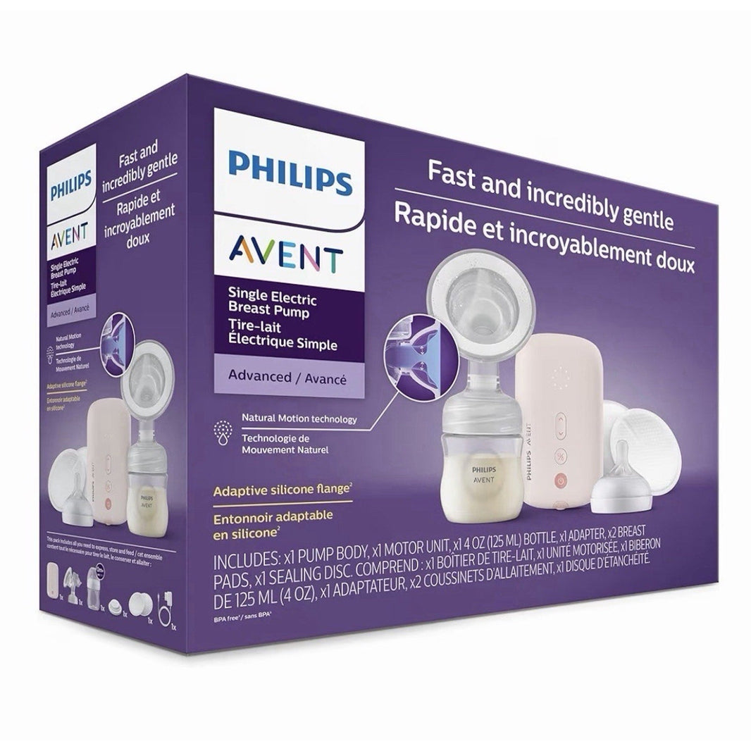 Philips Avent Single Electric Breast Pump Advanced with Motion Technology-Philips Avent Single Electric Breast Pump Advanced with Motion Technology