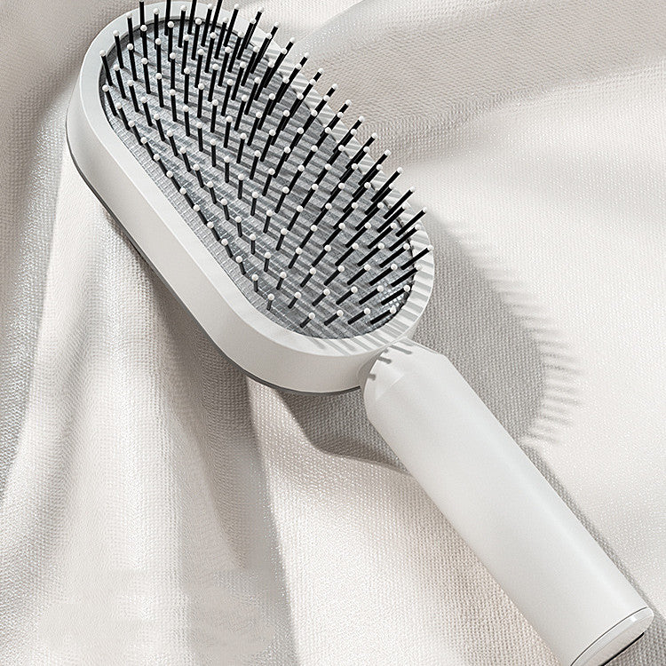 Self Cleaning Hair Brush For Women One-key Cleaning Hair Loss Airbag Massage Scalp Comb Anti-Static Hairbrush-9668cddf250ec3f4e0a7660e17e371dd