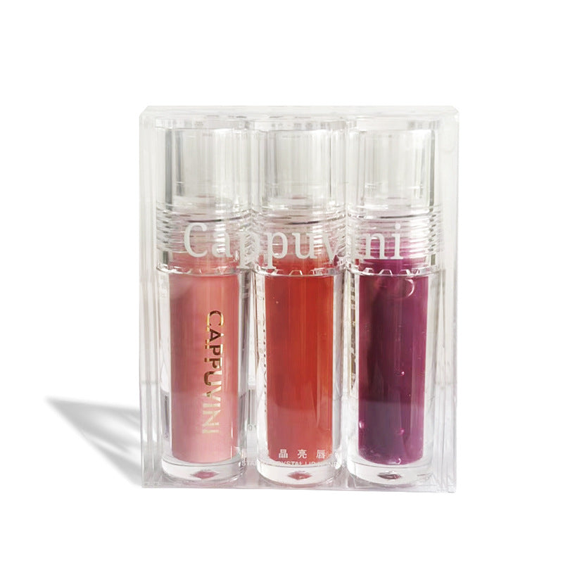 Small Square Lip Gloss Transparent Lip Gloss Glass Moisturizing And Nourishing Mirror Lip Lacquer-27328dc1e0ce7d812500b2e4215643c5