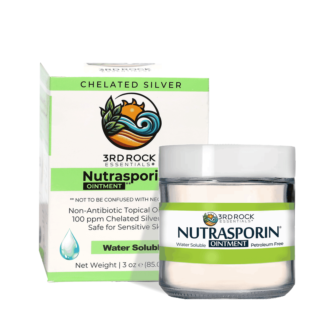 Nutrasporin® All Natural First Aid Ointment - Silver Gel 3 oz Jar-Nutrasporin® All Natural First Aid Ointment - Silver Gel 3 oz Jar