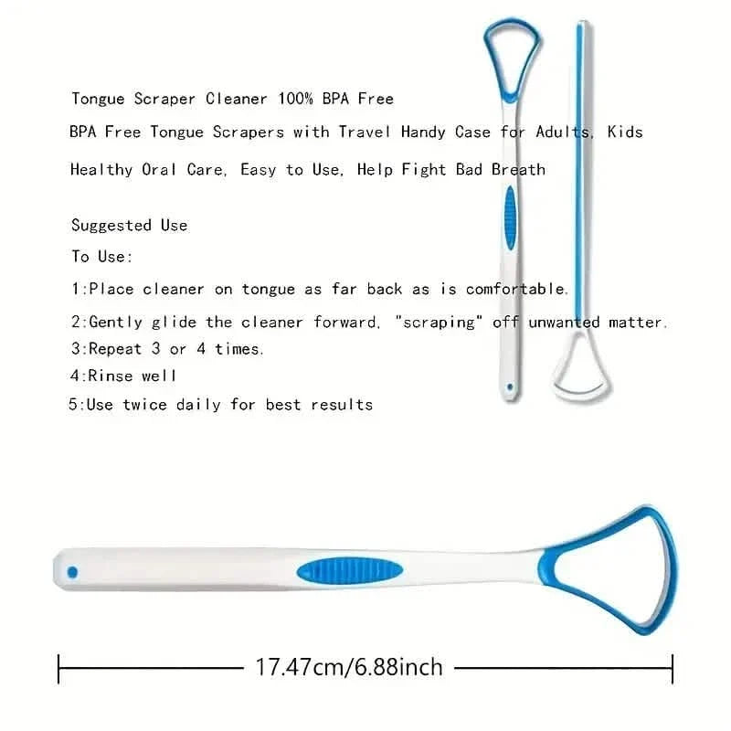 10-Pack: 100% BPA Free Tongue Scrapers-10-Pack: 100% BPA Free Tongue Scrapers