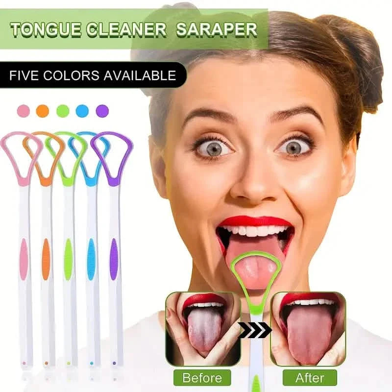 10-Pack: 100% BPA Free Tongue Scrapers-10-Pack: 100% BPA Free Tongue Scrapers