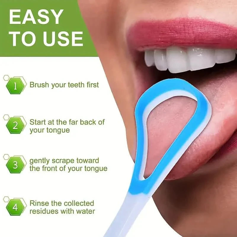 10-Pack: 100% BPA Free Tongue Scrapers-10-Pack: 100% BPA Free Tongue Scrapers