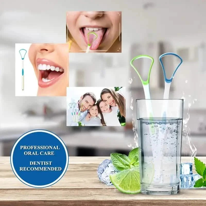 10-Pack: 100% BPA Free Tongue Scrapers-10-Pack: 100% BPA Free Tongue Scrapers