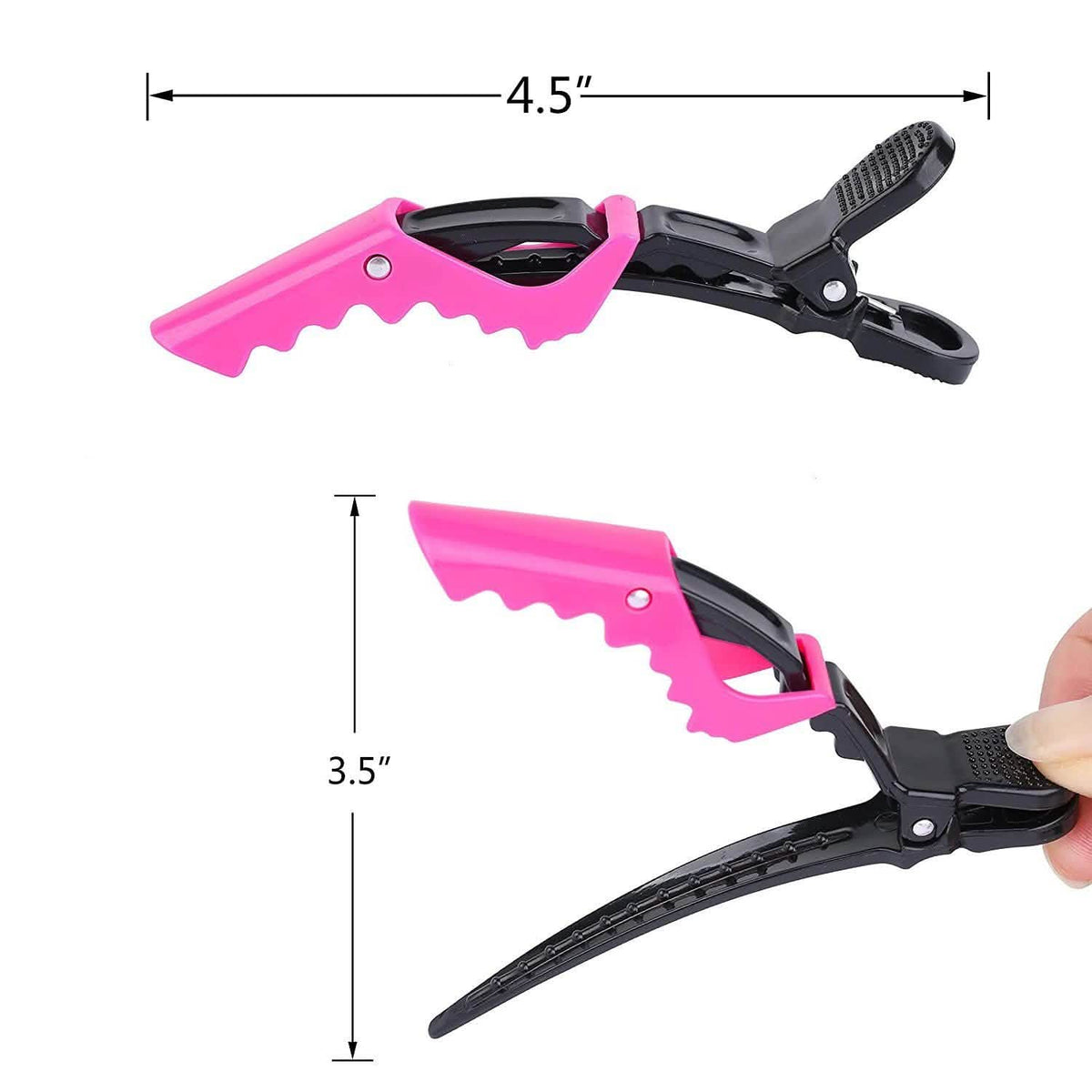 10-Pack: Alligator Styling Sectioning Clips-10-Pack: Alligator Styling Sectioning Clips