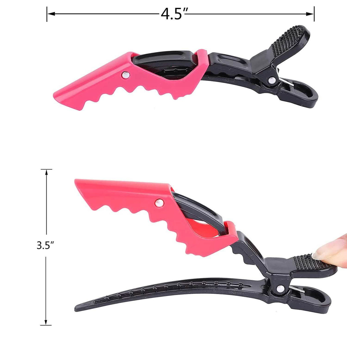 10-Pack: Alligator Styling Sectioning Clips-10-Pack: Alligator Styling Sectioning Clips