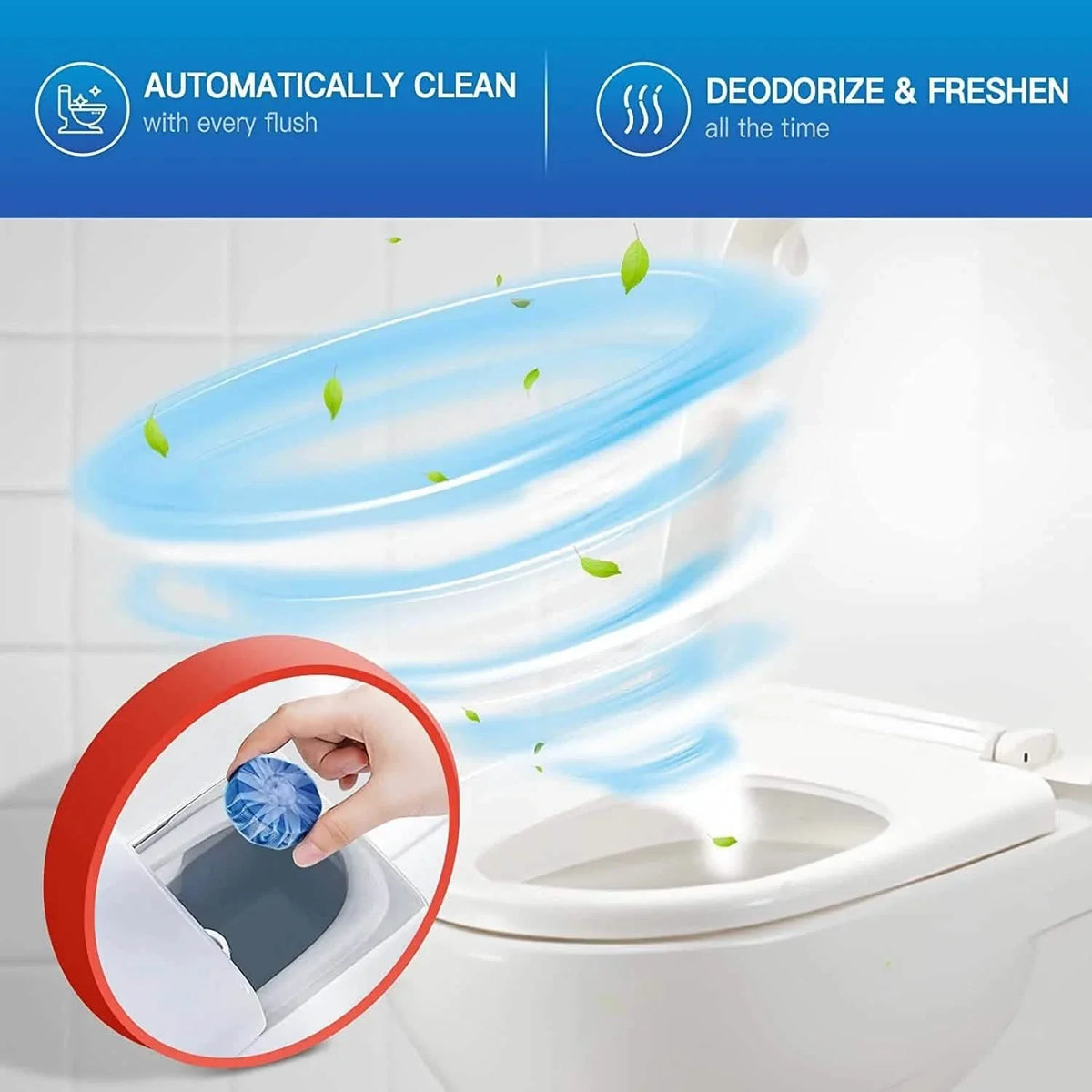 10-Pack: Vacplus Automatic Toilet Bowl Cleaner Tablets, Bathroom Toilet Tank Cleaner-10-Pack: Vacplus Automatic Toilet Bowl Cleaner Tablets, Bathroom Toilet Tank Cleaner