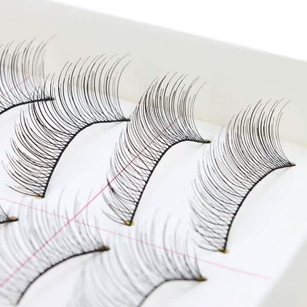 10-Pairs: Makeup Handmade Natural Fashion Long False Eyelashes-10-Pairs: Makeup Handmade Natural Fashion Long False Eyelashes