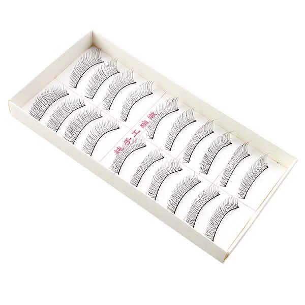 10-Pairs: Makeup Handmade Natural Fashion Long False Eyelashes-10-Pairs: Makeup Handmade Natural Fashion Long False Eyelashes