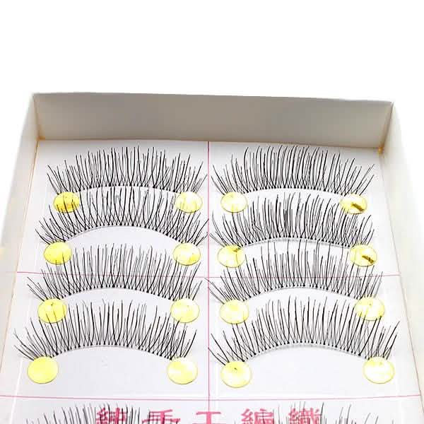10-Pairs: Makeup Handmade Natural Fashion Long False Eyelashes Eye Lashes-10-Pairs: Makeup Handmade Natural Fashion Long False Eyelashes Eye Lashes