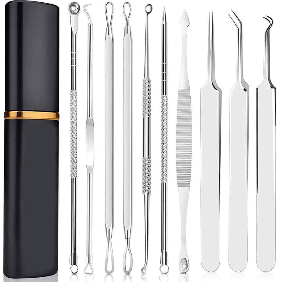 10-Piece: Blackhead Remover Tool-10-Piece: Blackhead Remover Tool