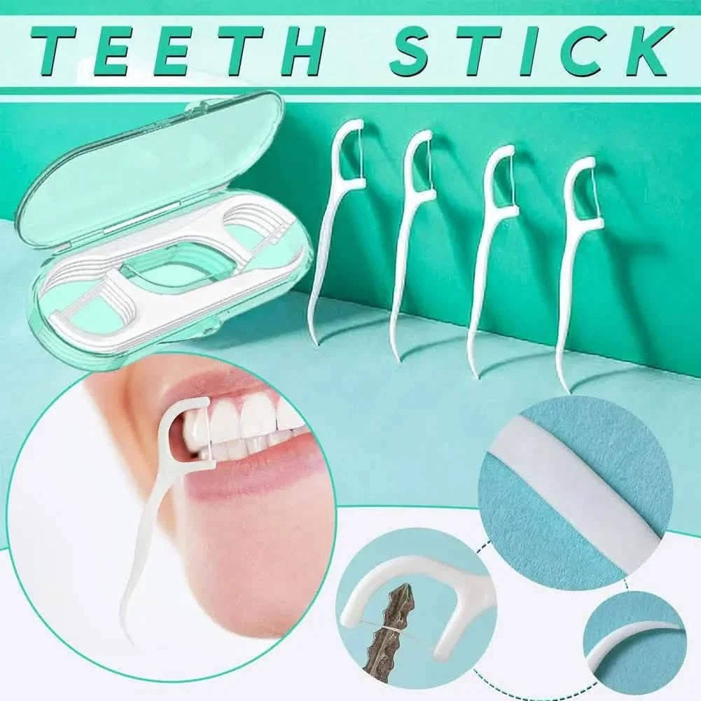 10-Piece Set: Dental Floss Travel Case-Floss Pick-10-Piece Set: Dental Floss Travel Case-Floss Pick
