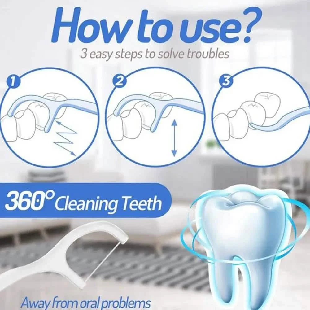 10-Piece Set: Dental Floss Travel Case-Floss Pick-10-Piece Set: Dental Floss Travel Case-Floss Pick