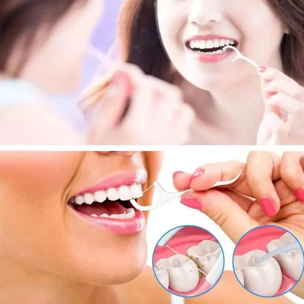 10-Piece Set: Dental Floss Travel Case-Floss Pick-10-Piece Set: Dental Floss Travel Case-Floss Pick