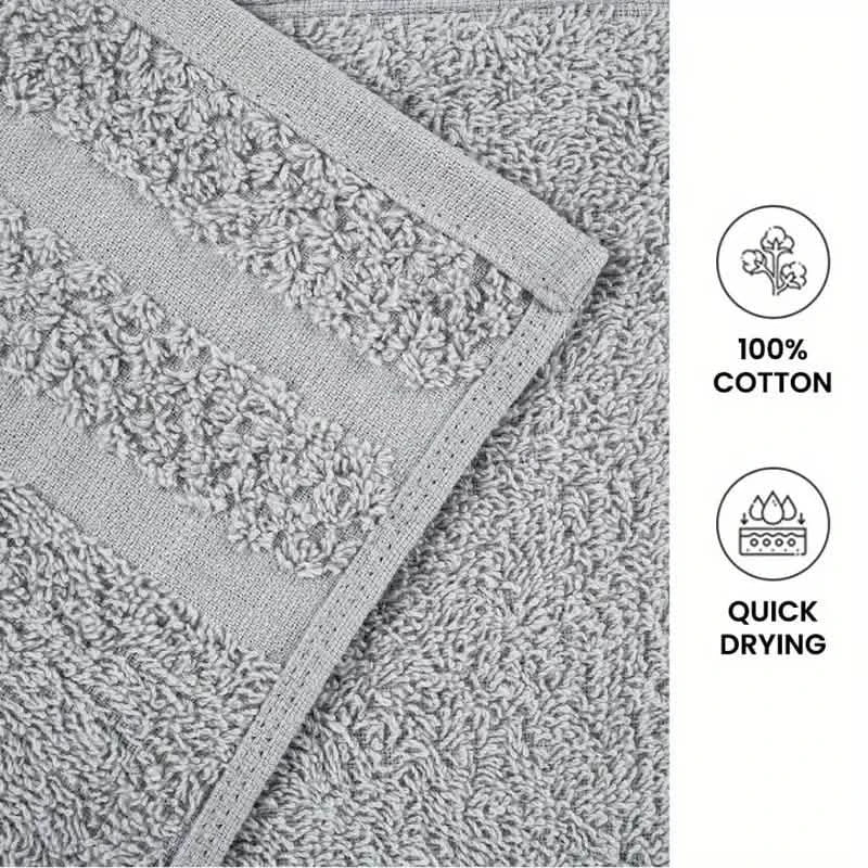 10-Piece: Towel Set with Upgraded Softness & Durability-10-Piece: Towel Set with Upgraded Softness & Durability