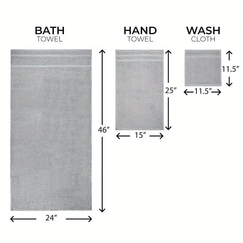 10-Piece: Towel Set with Upgraded Softness & Durability-10-Piece: Towel Set with Upgraded Softness & Durability