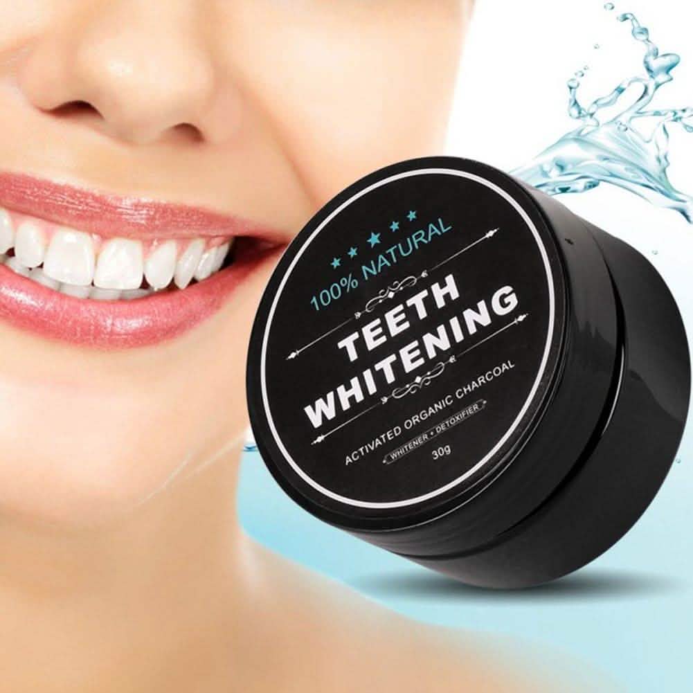 100% Natural Charcoal Teeth Whitening Powder-100% Natural Charcoal Teeth Whitening Powder