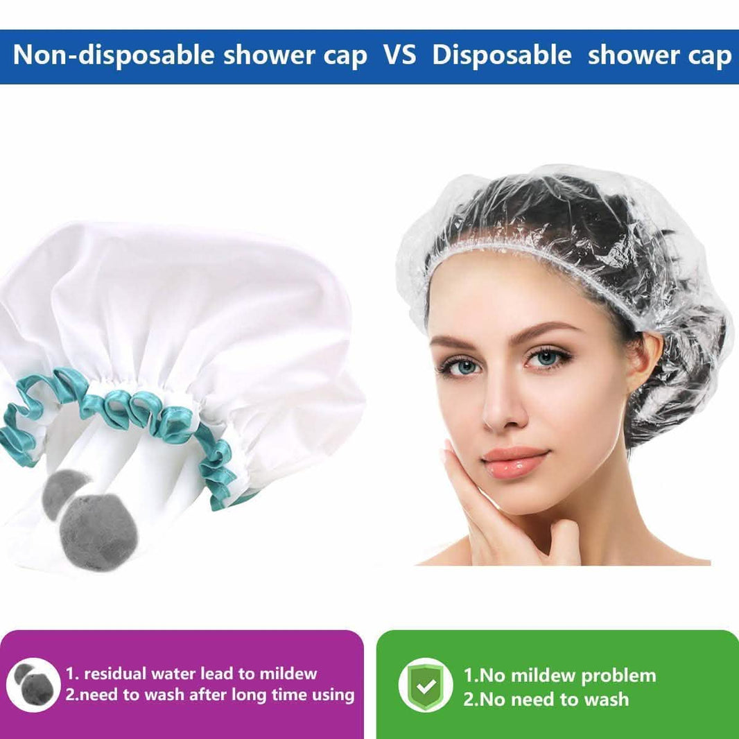 100-Piece: Disposable Shower Cap-100-Piece: Disposable Shower Cap