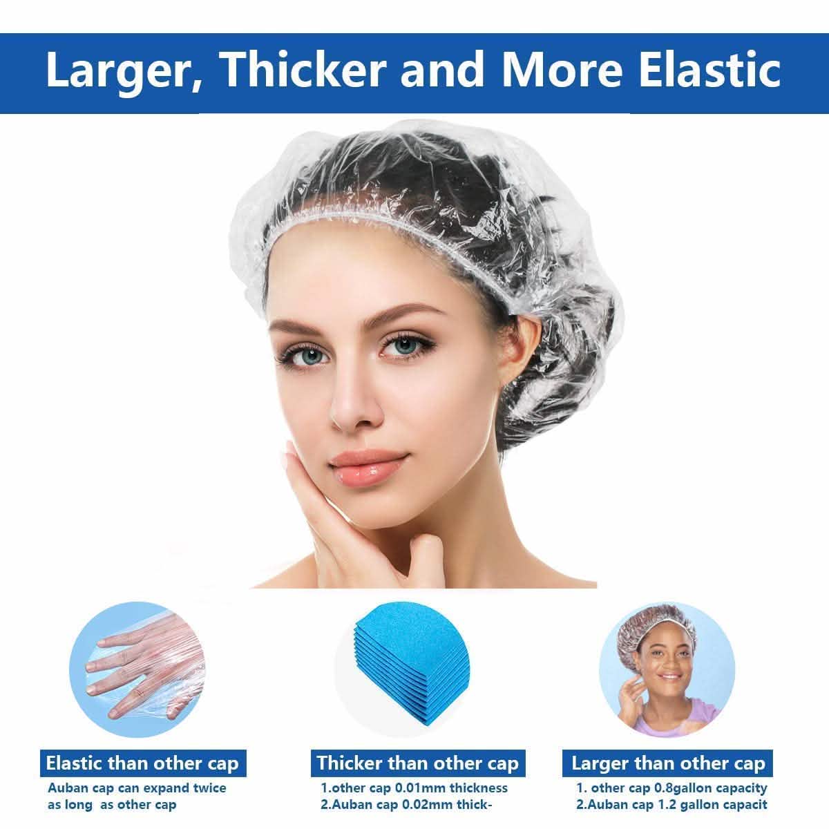 100-Piece: Disposable Shower Cap-100-Piece: Disposable Shower Cap