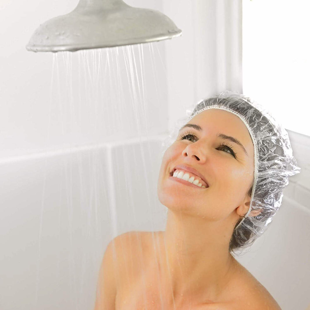 100-Piece: Disposable Shower Cap-100-Piece: Disposable Shower Cap