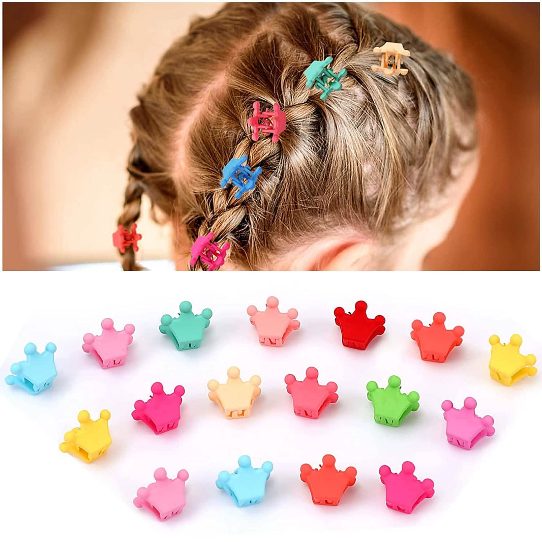 100-Pieces: Non-Slip Colorful Mini Hair Claw Clips Clamps Accessories-100-Pieces: Non-Slip Colorful Mini Hair Claw Clips Clamps Accessories