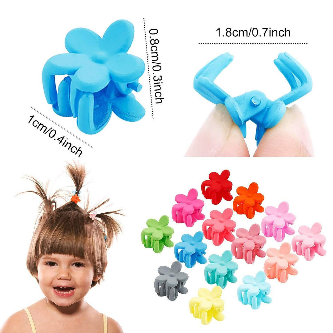 100-Pieces: Non-Slip Colorful Mini Hair Claw Clips Clamps Accessories-100-Pieces: Non-Slip Colorful Mini Hair Claw Clips Clamps Accessories