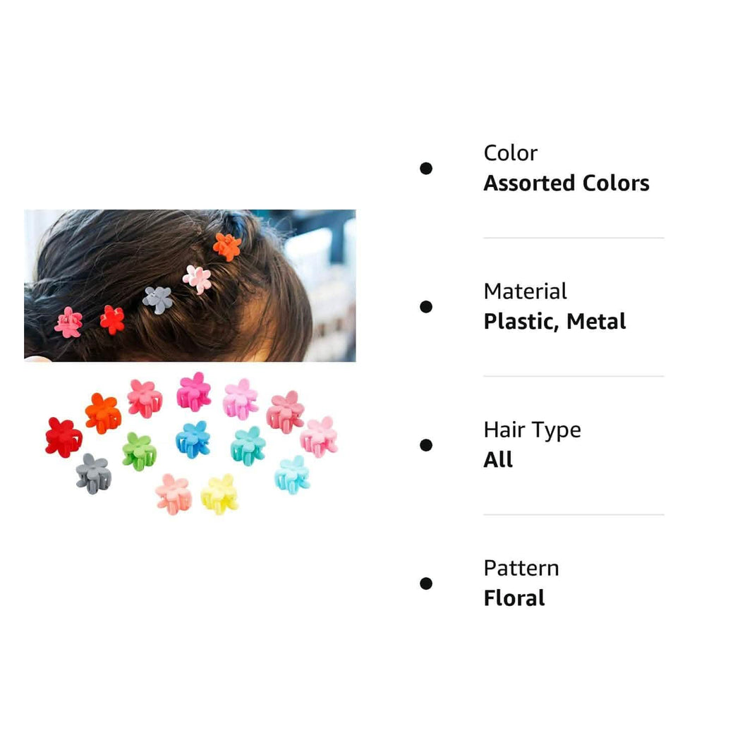 100-Pieces: Non-Slip Colorful Mini Hair Claw Clips Clamps Accessories-100-Pieces: Non-Slip Colorful Mini Hair Claw Clips Clamps Accessories