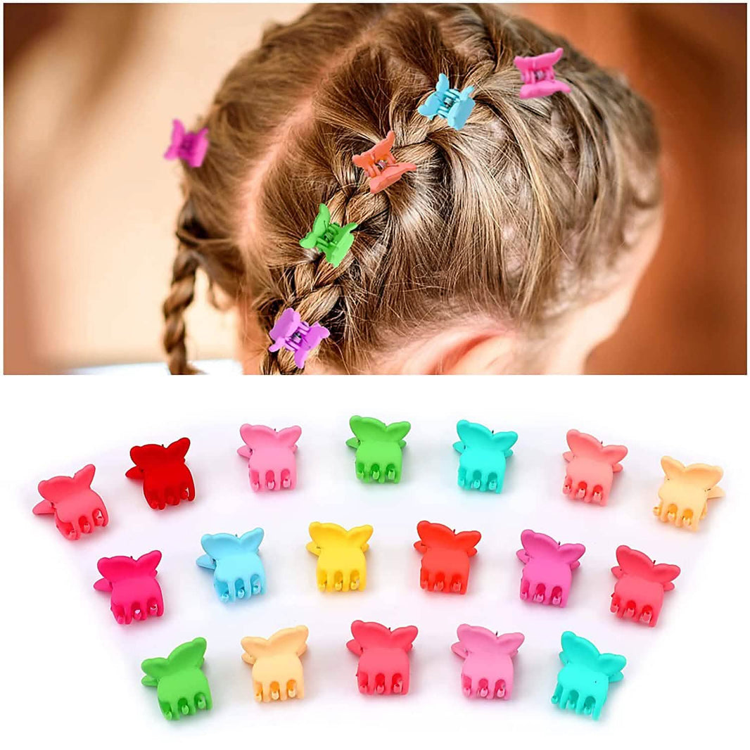 100-Pieces: Non-Slip Colorful Mini Hair Claw Clips Clamps Accessories-100-Pieces: Non-Slip Colorful Mini Hair Claw Clips Clamps Accessories