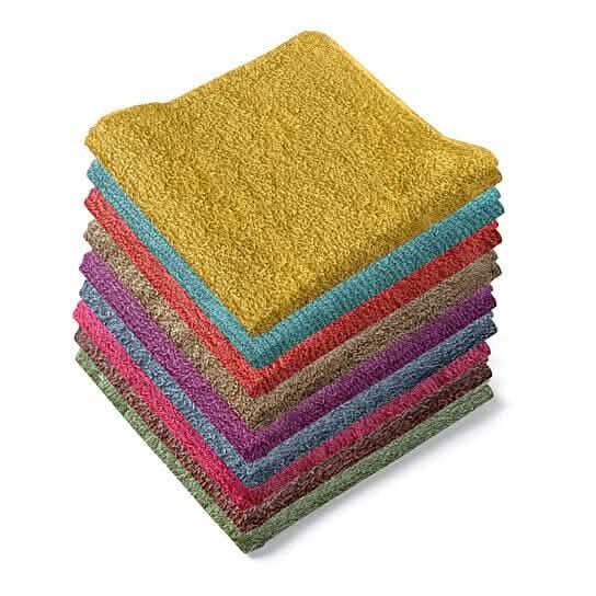 100% Soft Cotton Absorbent Wash Cloths-100% Soft Cotton Absorbent Wash Cloths