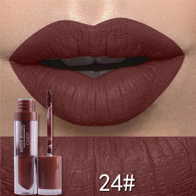 Matte not stick to cup lip gloss-87c20da03b79dddbc34ef8f0b4d6230c