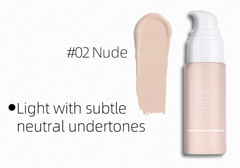 Matte oil control Concealer liquid foundation-1f19f048087bc27907a12249b01aaa17