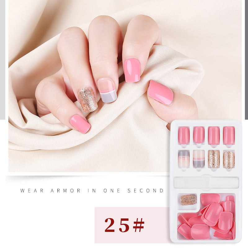 30pcs Detachable False Nail Artificial Tips Set Full Cover for Short Decoration-df36d5196eb6e1509c333102961ae8b5