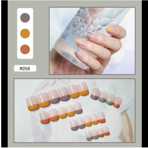 Nail Art Finished Fake Nail Patch Wearable-4ba70a3cb8ba764bc48383696dabd39b