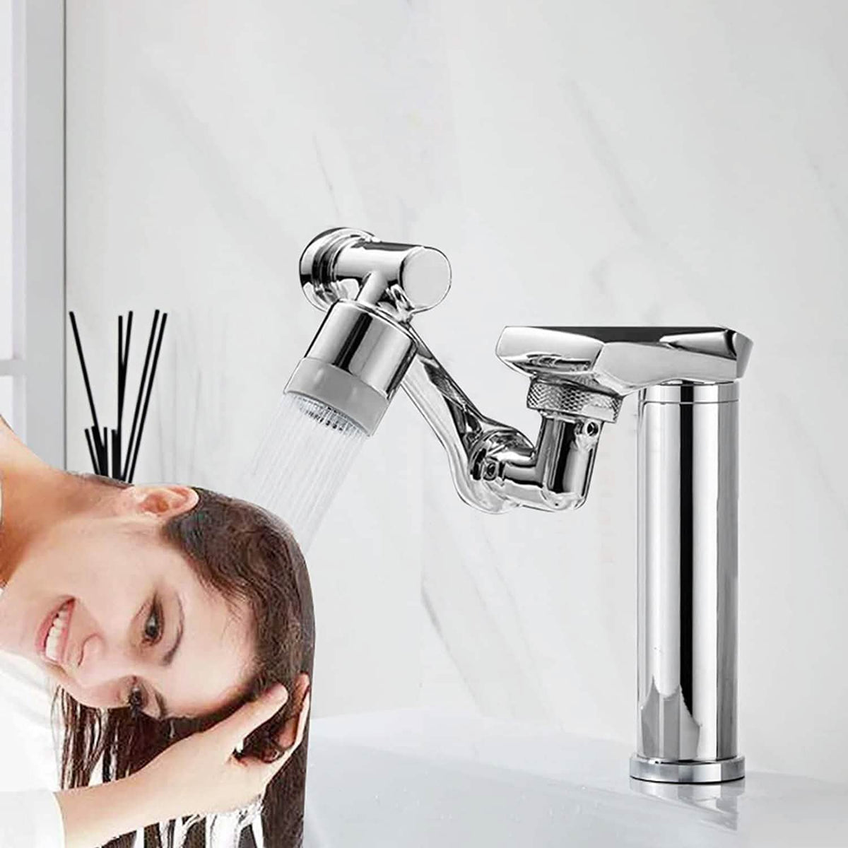 1080 Degree Extension Universal Faucet Aerator 2 Modes-1080 Degree Extension Universal Faucet Aerator 2 Modes