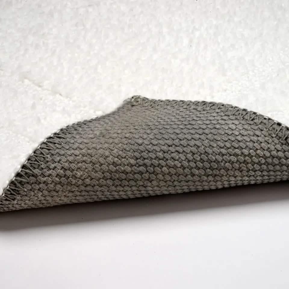 2-Piece: Bibb Home Microfiber Shag Bath Mat Set-2-Piece: Bibb Home Microfiber Shag Bath Mat Set