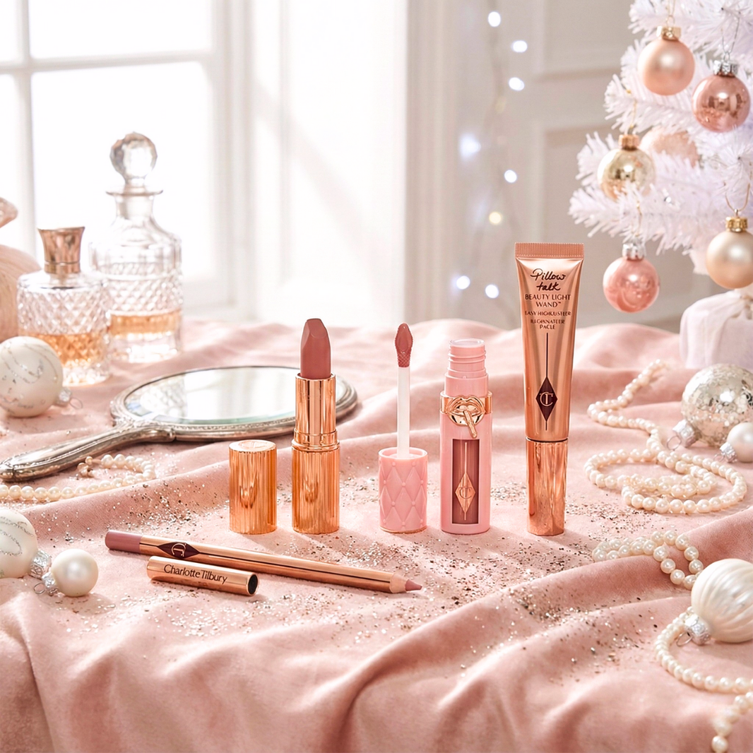 Charlotte Tilbury Pillow Talk Iconic Lip and Cheek Secrets - Pillow Talk-Charlotte Tilbury Pillow Talk Iconic Lip and Cheek Secrets - Pillow Talk