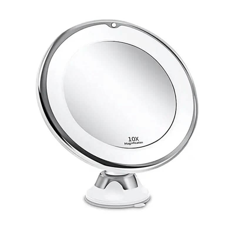 10X Magnifying LED Lighted Makeup Mirror-10X Magnifying LED Lighted Makeup Mirror