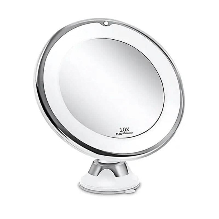 10X Magnifying LED Lighted Makeup Mirror