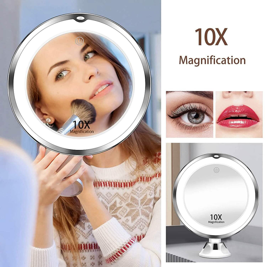 10X Magnifying Makeup Mirror with Lights-10X Magnifying Makeup Mirror with Lights