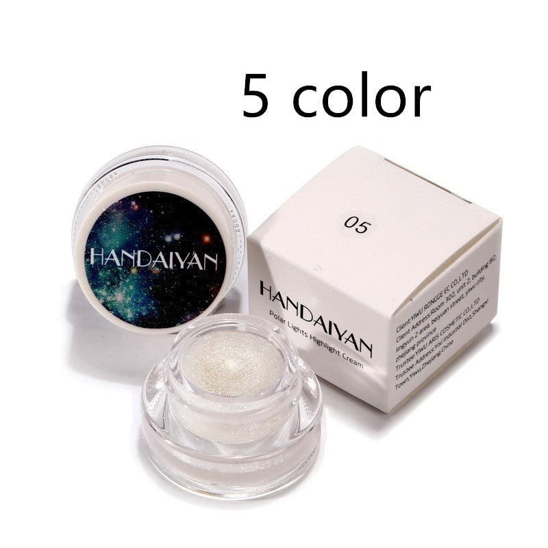 5 Colors Aurora Chameleon Highlighter 3D Shine Shimmer Eyeshadow Bronzer Contour Cream Rainbow Highlighting Beauty Cosmetics-2cc5043790c2d2f4040b60547859c844